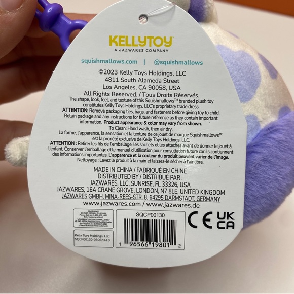 Squishmallow Conway the Highland Cow Clip 3” - Picture 7 of 8